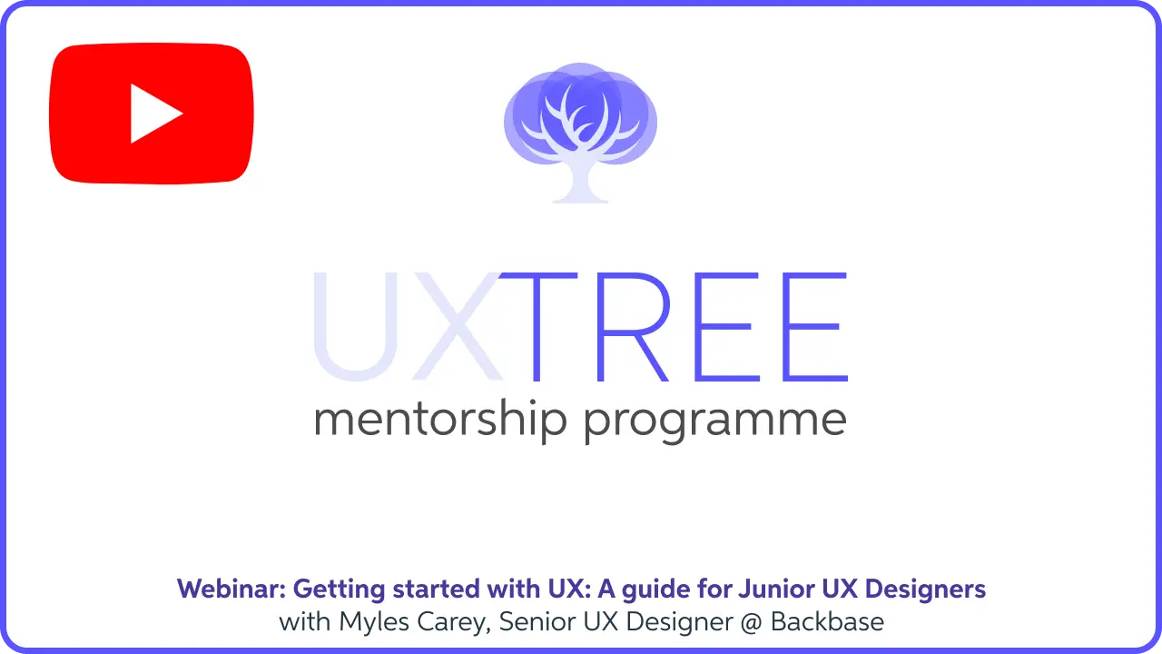 Webinar: Getting started in UX with Myles Carey